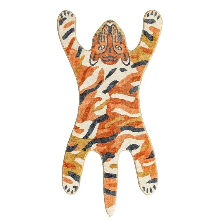 Navak Carpet Carpet for Living Room Tiger Leopard Print Plush Bedroom Bedside Mats Home Decoration Cartoon Fluffy Rugs Ковер Tapis Tapete 러그