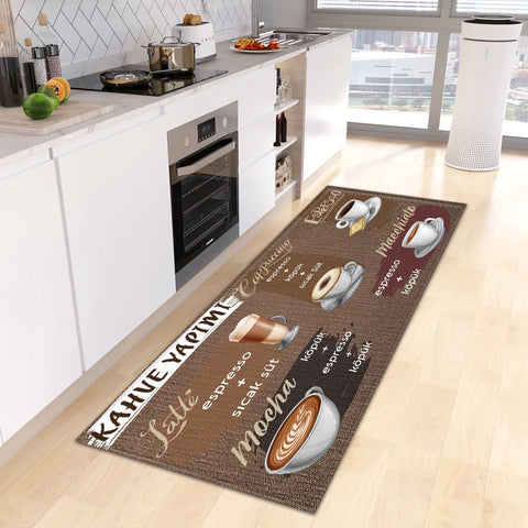 Navak Carpet Kitchen Rug Durable Home Entrance Doormat High-end Kitchen Mats for Floor Waterproof House Hold Washable Non-slip Large Carpet