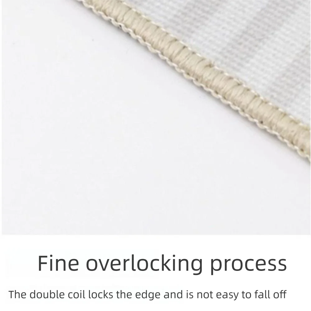 Navak Carpet New Non-Slip Semi-Circular Carpet Anti-fouling Easy to Clean Door Mat Ethnic Style Welcome Mat Home Decorative Door Mat