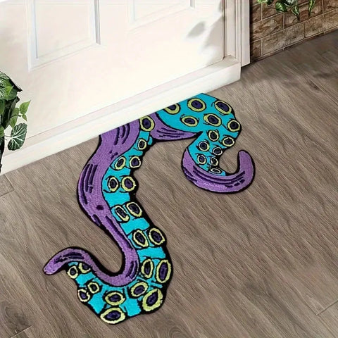 Navak Carpet Exclusive Picks Home Living Room Entrance Mat Octopus Home Bedroom Decoration Living Room Bathroom Kitchen Floor Mat Anti-Slip Foot Mat