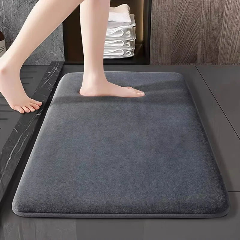 Navak Carpet Super absorbent thick sponge bathroom mat absorption mat toilet door anti-slip mat coral wool household quick drying foot mat