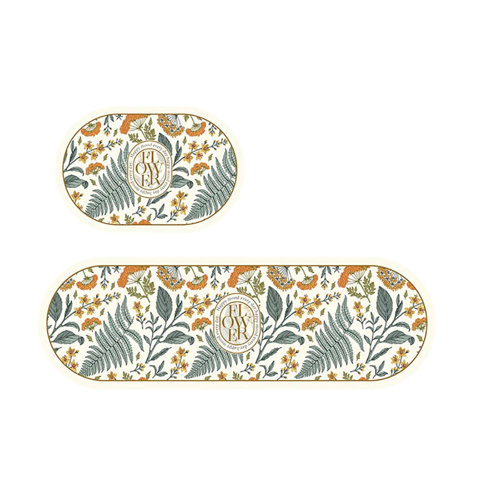 Navak Carpet Absorbent Kitchen Rug Non-slip Floor Mat Absorb Oil Kitchen Long Area Rug Bedroom Carpet Entrance Doormat Home Decor Room Tapis