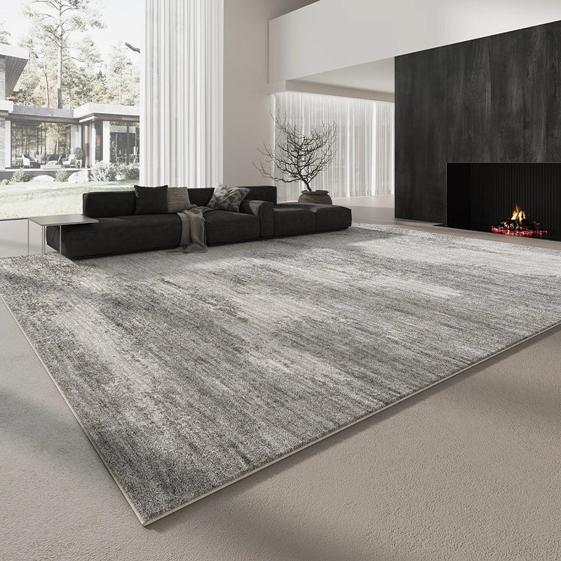 Navak Carpet Italian Minimalist Carpets for Living Room Light Luxury Bedroom Decor Plush Carpet Fluffy Soft Grey Area Rug Home Thickened Mat