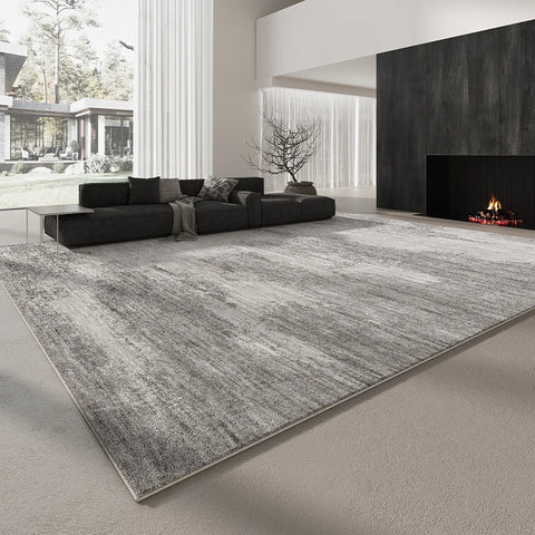 Navak Carpet Italian Minimalist Carpets for Living Room Light Luxury Bedroom Decor Plush Carpet Fluffy Soft Grey Area Rug Home Thickened Mat