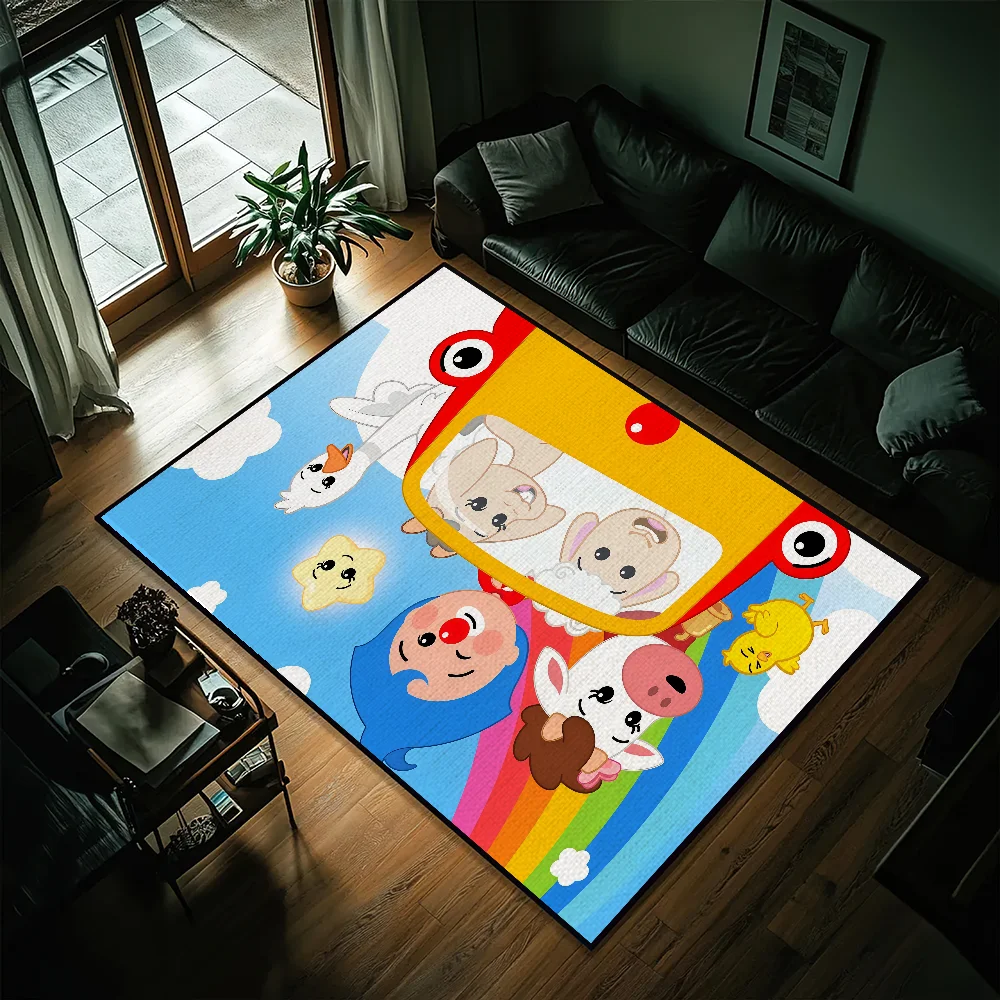 Navak Carpet Cartoon P-Plim P-Plim small carpet Bedside Kitchen Bath Living Home House Bedroom Floor Mat Doormat Large Carpet Rug Decoration