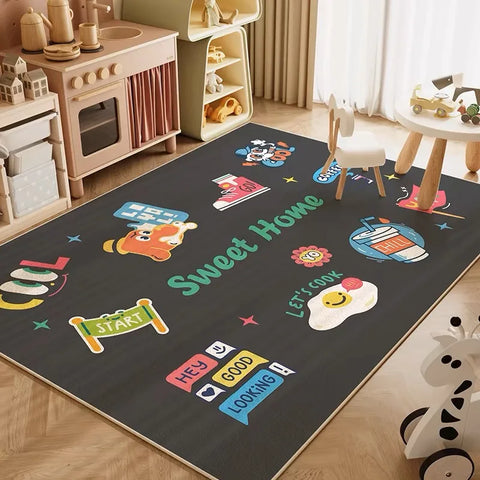 Navak Carpet Exclusive Picks Children's Room Baby Play Rug Living Room Crawling Mat Bedroom Reading Area Cartoon Rug Home Decoration
