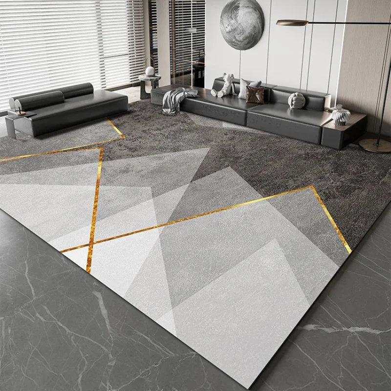 Navak Carpet Light Luxury Study Rug Large Area Nordic Style Carpets for Living Room Minimalist Bedroom Decor Bedside Carpet Home Washable Mat