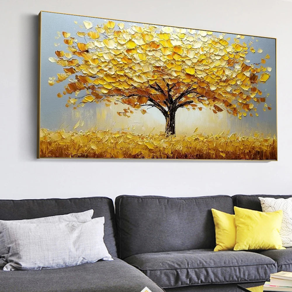 Navak Carpet Abstract Tree Wall Art Tree Of Life Canvas Painting Modern Gold Tree Poster Print For Office Bedroom Living Room Home Decor