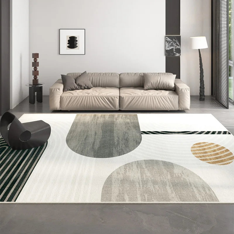 Navak Carpet Nordic Style Carpets for Living Room Washable Bedroom Decor Geometric Pattern Carpet Luxury Lounge Rug Home Large Area Floor Mat