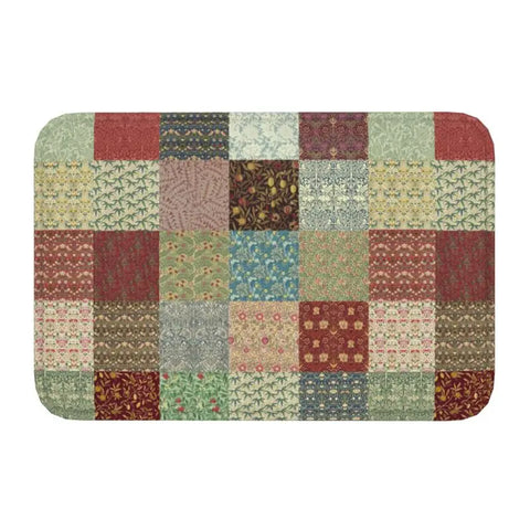 Navak Carpet Custom William Morris Compton Floral Art Nouveau Pattern Doormat Bath Door Floor Mat Textile Pattern Toilet Rug Carpet Footpad