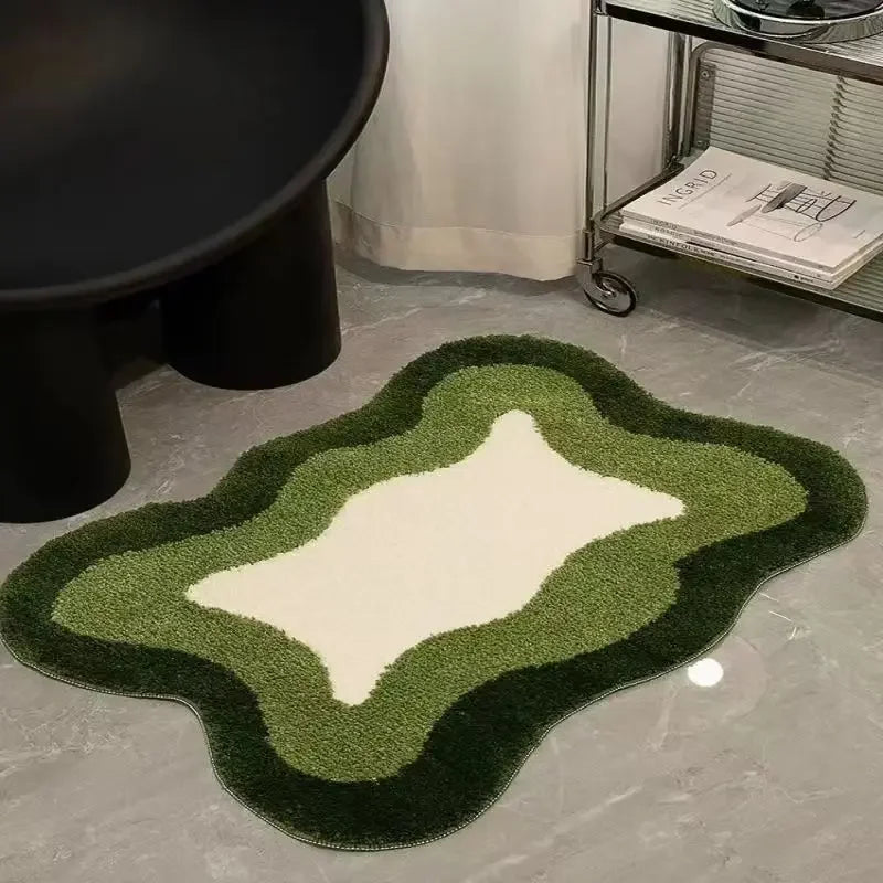 Navak Carpet Ins Style Bath Floor Mats Non Slip Stain-resistant Carpets Living Room Bedroom Rugs Absorbent Cashmere Mats