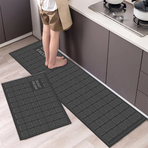 Navak Carpet Polyster Waterproof Oilproof Kitchen Mat Printed Antislip Bath Mat Soft Bedroom Floor Mat Living Room Carpet Doormat Kitchen Rug