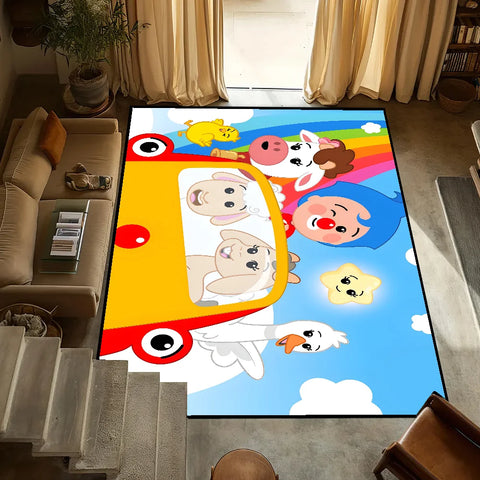 Navak Carpet Cartoon P-Plim P-Plim small carpet Bedside Kitchen Bath Living Home House Bedroom Floor Mat Doormat Large Carpet Rug Decoration