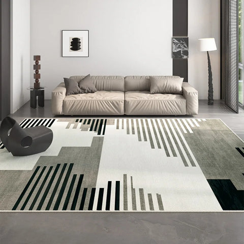 Navak Carpet Nordic Style Carpets for Living Room Washable Bedroom Decor Geometric Pattern Carpet Luxury Lounge Rug Home Large Area Floor Mat