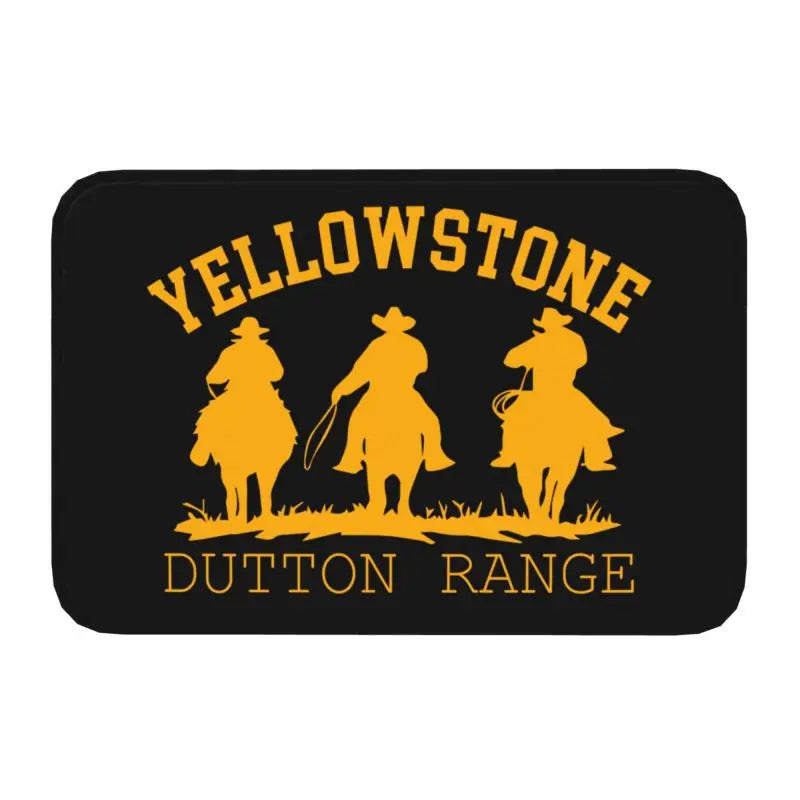 Navak Carpet Yellowstone Front Door Mat Anti-Slip Indoor Quick Dry Dutton Ranch Doormat Kitchen Balcony Entrance Rug Carpet