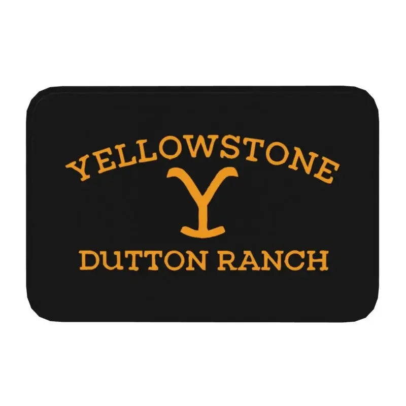 Navak Carpet Yellowstone Front Door Mat Anti-Slip Indoor Quick Dry Dutton Ranch Doormat Kitchen Balcony Entrance Rug Carpet
