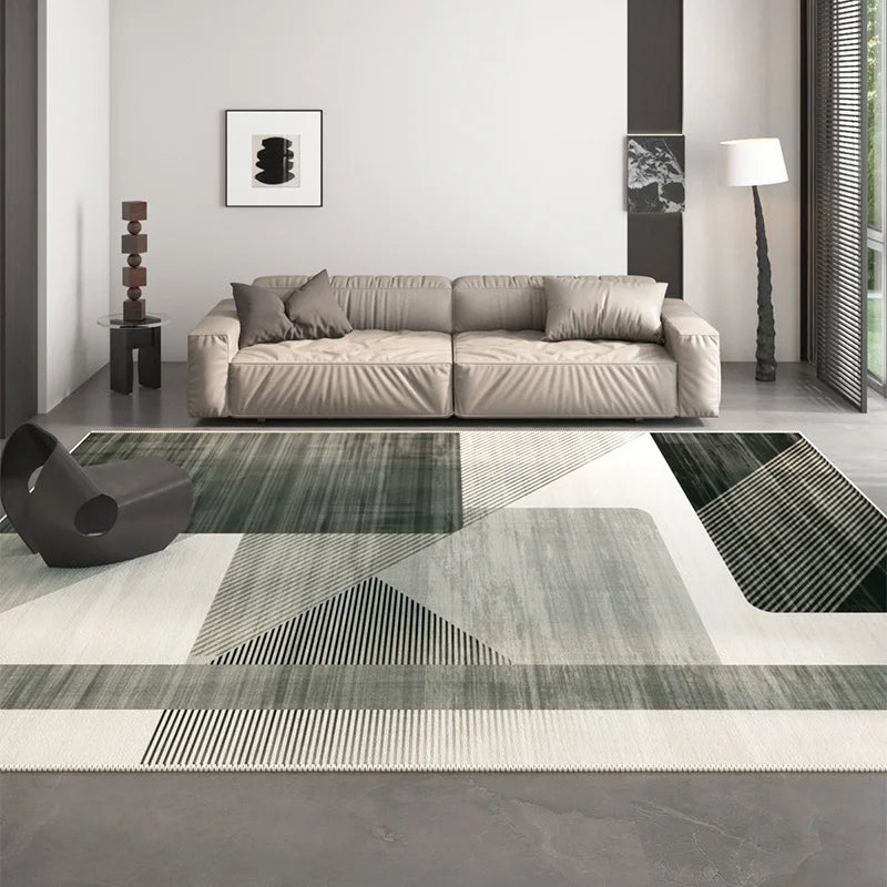 Navak Carpet Nordic Style Carpets for Living Room Washable Bedroom Decor Geometric Pattern Carpet Luxury Lounge Rug Home Large Area Floor Mat