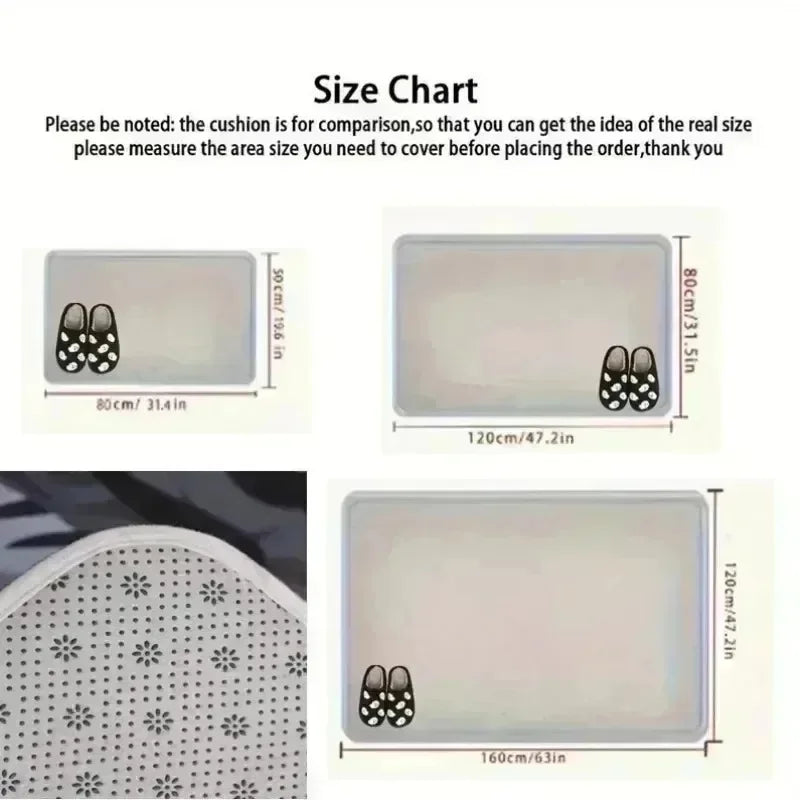 Navak Carpet Cartoon Animal Face Pattern Carpet Learning Interactive Non-Slip Machine Washable Polyester Fiber  Versatile Home Decor Rugs